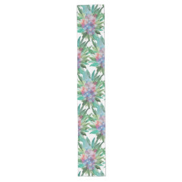 Chic Succulent Floral Cactus Lange Tafelloper