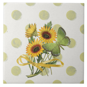 Chic Sunflower Country design Tegeltje