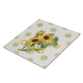 Chic Sunflower Country design Tegeltje (Zijkant)