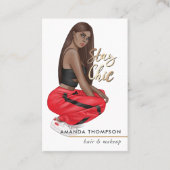 Chic Swag Boss Personal Trainer Visitekaartje (Voorkant)