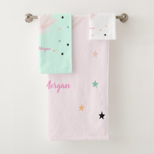 Chic Swan, sterren, prinses Bad Handdoek (Insitu)