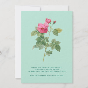  Chic Sweet 16 Botanische Bloemen Kaart