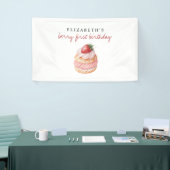 Chic Sweet Berry First Birthday Spandoek (Beurs)