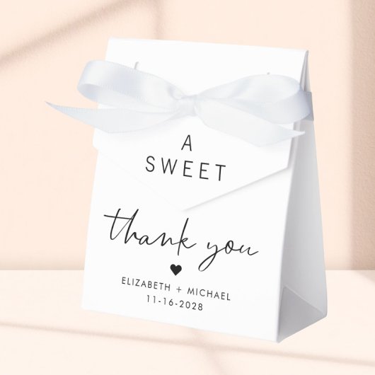 Chic Sweet Dank Je Trouwdag Bedankdoosjes