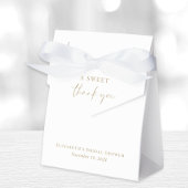 Chic Sweet Dank Je Wit Gouden Bruidsfeest Bedankdoosjes