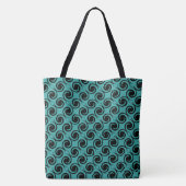 Chic Swirls Monogrammed Canvas tas (Achterkant)