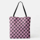 Chic Swirls Monogrammed Canvas tas (Achterkant)