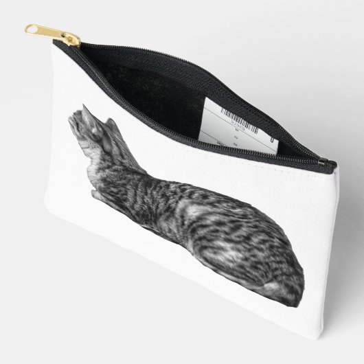 Chic Tabby Texture Pouch Etui (Open)