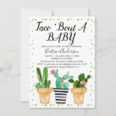 Chic Taco over een Baby Baby shower uitnodiging (Voorkant)