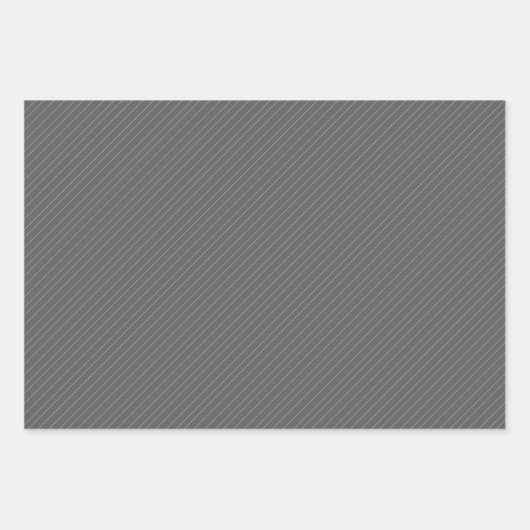 Chic Tartan Blue Grey Black Pattern Inpakpapier Vel (Voorkant 3)