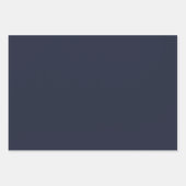 Chic Tartan Blue Grey Black Pattern Inpakpapier Vel (Voorkant 2)