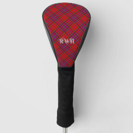 Chic Tartan Monogrammed Golf Head Hoesje Golfheadcover