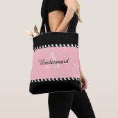 CHIC TAS_MODERN BRUILOFT BLUSH/ZWART/WIT TOTE BAG (Dichtbij)
