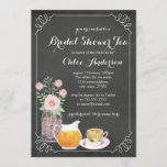 Chic Teacup Chalkboard Bridal Shower Uitnodiging<br><div class="desc">bruiddoucheuitnodigingen in de Little Bayleigh Store.</div>