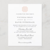 Chic-Tegels elegant tijdloze budgetbruiloft (Voorkant)