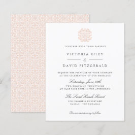 Chic-Tegels elegant tijdloze budgetbruiloft