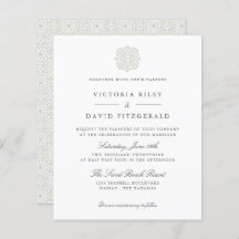 Chic-Tegels elegant tijdloze budgetbruiloft