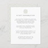 Chic-Tegels elegant tijdloze budgettrouwdetails (Voorkant / Achterkant)