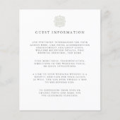 Chic-Tegels elegant tijdloze budgettrouwdetails (Voorkant)