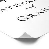 Chic Teken alstublieft ons Poster voor het gastenb (Hoek)