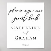 Chic Teken alstublieft ons Poster voor het gastenb (Voorkant)