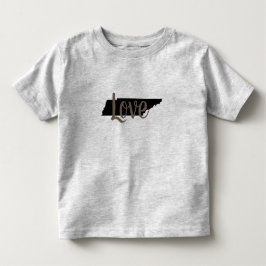 chic TENNESSEE LIEFDE script op grijs | Kinder Shirts