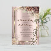 Chic Terracotta Diamonds Confetti Kaart (Staand voorkant)