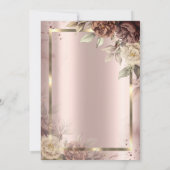 Chic Terracotta Diamonds Confetti Kaart (Achterkant)