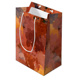 Chic Terracotta Rust Trendy Bruin Abstract Medium Cadeauzakje