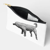 Chic Terrier Textuur Portemonnee Etui (Open)
