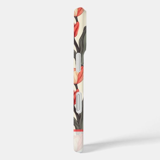 Chic Thank You Gift Tulip Name Case-Mate iPhone Case (Achterkant / Rechts)