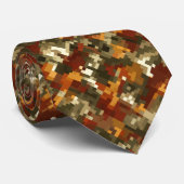 Chic Thank You Gifts Camo Print  Stropdas (Opgerold)