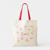 Chic 'That's Amore' Italiaans-thema Tote Bag (Achterkant)
