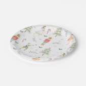 Chic The Nutcracker Ballet Merry Kerstparty Papieren Bordje (Gekanteld)