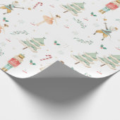 Chic The Nutcracker kerstballet Decoupage Wra Cadeaupapier (Hoek)