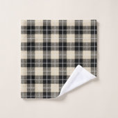 Chic Thompson Camel Tartan Pattern Bad Handdoek (Wasdoekje)