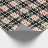 Chic Thompson Camel Tartan Pattern Cadeaupapier (Hoek)