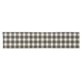Chic Thompson Camel Tartan Pattern Korte Tafelloper (Horizontaal)