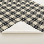 Chic Thomson Camel Pset Flannel Pattern Sherpa Deken (3/4)