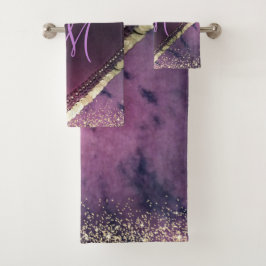 Chic Tie Dye Monogram Gypsy Scarf Bad Handdoek