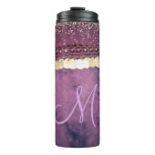 Chic Tie Dye Monogram Gypsy Scarf Thermosbeker (Voorkant)