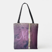 Chic Tie Dye Monogram Gypsy Scarf Tote Bag (Achterkant)