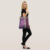 Chic Tie Dye Monogram Gypsy Scarf Tote Bag (Op model)