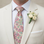 Chic Tie With Artistic Cherry Blossom Floral Art Stropdas