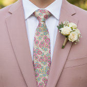Chic Tie With Artistic Cherry Blossom Floral Art Stropdas