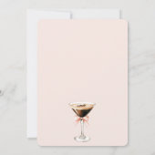 Chic Tini Bit Oudere Espresso Martini 30e verjaard Kaart (Achterkant)