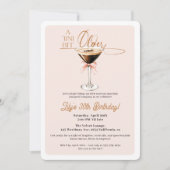 Chic Tini Bit Oudere Espresso Martini 30e verjaard Kaart (Voorkant)