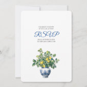 Chic-tique Chinoiserie Limoncello-infusie Kaart (Achterkant)