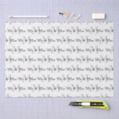 CHIC TISSUE PAPER_"Mr & Mrs." TEKST OVER MONOGRAM Tissuepapier (Craft)