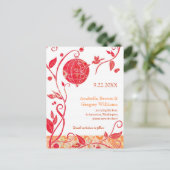 Chic Tortelduifjes Wedding Save the Date Aankondigingskaart (Staand voorkant)